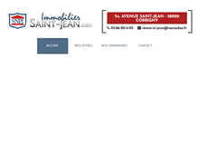Tablet Screenshot of immobilier-saint-jean.com